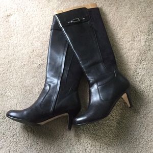 Black cole haan boots